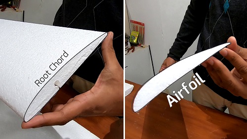 Custom-hot-wire-CNC-Cutting-Rectural-wings-Airfoils-Chords-and-Twist